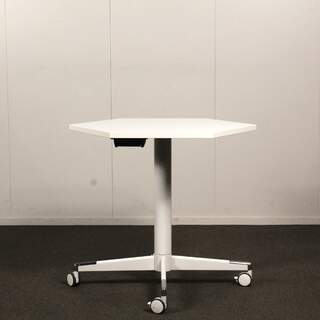 Martela kaasujousipöytä, Valkoinen, H 70 / 80 cm