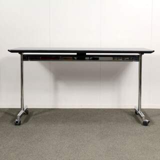 Brunner taittokansipöytä 70 x 140 cm, tummanharmaa / kromi