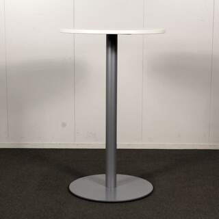 Pystypöytä h 70cm, k 110cm, Valkoinen / harmaa