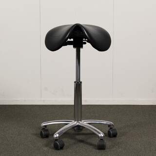 Satulatuoli, musta / kirkas