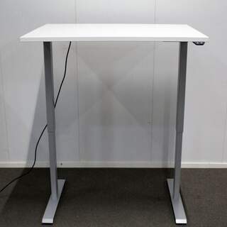 Linak sähköpöytä 75 x 160 cm, valkoinen / harmaa