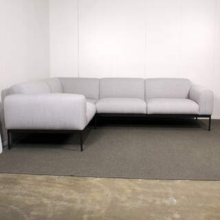 Adea Bon kulmasohva 200 x 260 cm, harmaa / musta