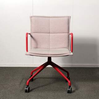 Inno Lab neuvottelutuoli, Harmaa / punainen