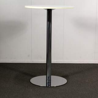 Martela Spot pystypöytä h 70cm, k 111cm, Valkoinen / Kromi