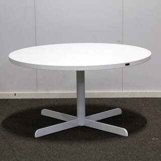 Isku sohvapöytä, halkaisija 80 cm, valkoinen, K42cm