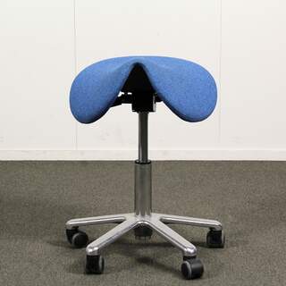 Satulatuoli, sininen, matala