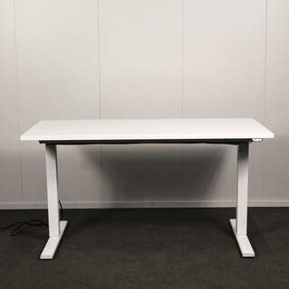 Sähköpöytä 70 x 140cm, Valkoinen