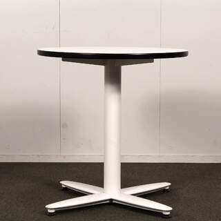 Kinnarps Serie T yleispöytä, halkaisija 70 cm, valkoinen