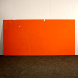 Lintex Mood Wall lasinen ilmoitustaulu 150*75 cm, Oranssi