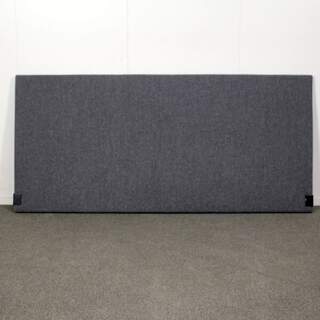 Pöytäseinäke 74 x 160 cm, Tummanharmaa