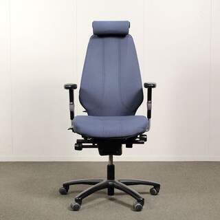 Logic 400 työtuoli, sininen, käsinojat, niskatuki