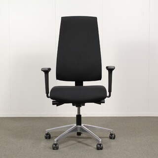 Interstuhl työtuoli, Musta, käsinojat