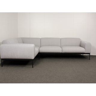 Adea Bon kulmasohva 200 x 260 cm, harmaa / musta