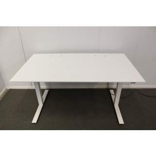 Sähköpöytä 80 x 140cm, valkoinen / valkoinen