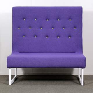 Sancal Verde 2-h sohva, violetti / valkoinen