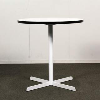 Yleispöytä, Valkoinen / musta, H 70 cm, K 72 cm