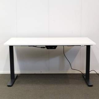 Nikoda Sähköpöytä 80 x 140cm, Harmaa / valkoinen