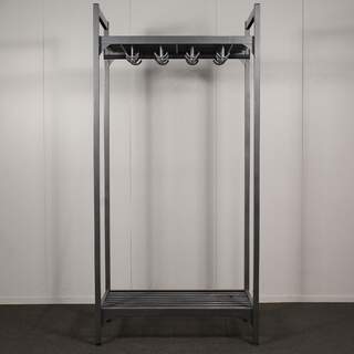 Monena naulakko, harmaa, Leveys 90 cm