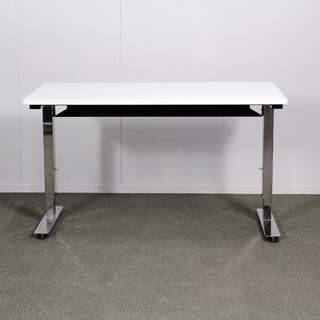 EFG yleispöytä 62x120 cm, valkoinen / kromi, 120*62 cm