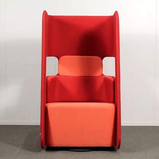 Martela Podseat nojatuoli, punainen