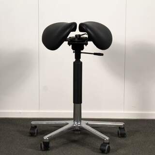 Stepart pilates satulatuoli, Musta