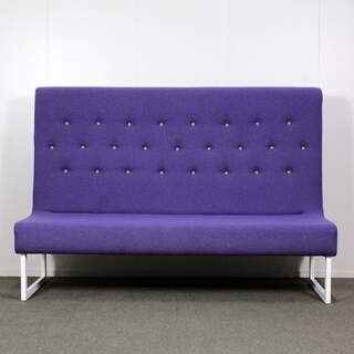 Sancal Verde 3-h sohva, violetti / valkoinen