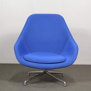 Hay About A Lounge chair 91, Sininen / Alumiini
