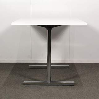 Martela Pinta 2 pöytä 80 x 140 cm, valkoinen / kromi