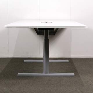 Duba neuvottelupöytä 100 x 200 cm,  valkoinen / harmaa