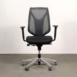 Royal työtuoli, Musta, 1D-Käsinojat, verkkoselkä