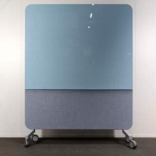 Lintex Mood Fabric Mobile ilmoitustalu, lasi / kangas, sininen. 196*150 cm