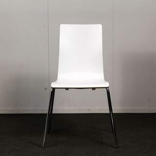 Martela Form tuoli, valkoinen / kromi