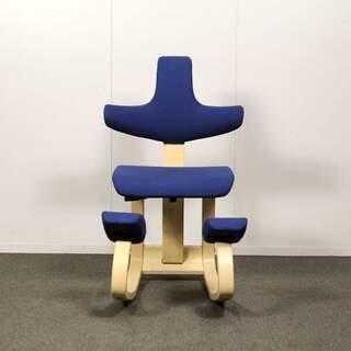 Varier Thatsit balans polvituoli, Sininen / puu