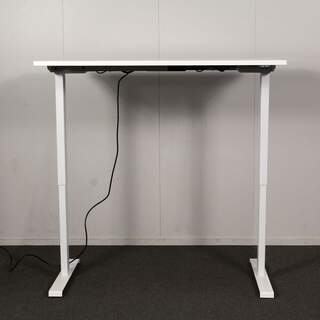 Linak sähköpöytä 80 x 120 cm, valkoinen