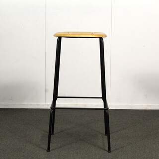 Käytetty Hay Soft Edge jakkara, Tammi / Musta