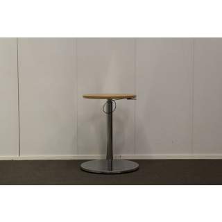 Martela Spot kaasujousipöytä, Halk. 50cm, tammi / kromi
