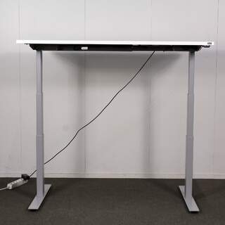 PA-RI SL650 sähköpöytä 70 x 140 cm, valkoinen  / harmaa
