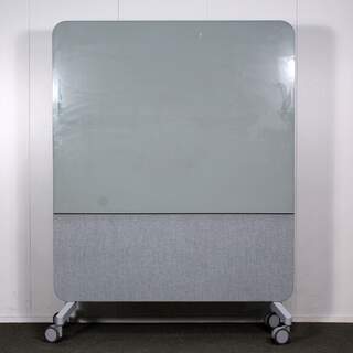 Lintex Mood Fabric Mobile ilmoitustalu, lasi / kangas, turkoosi, 196 x 150 cm