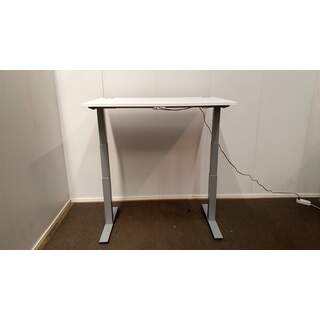 Martela EQ Sähköpöytä 80 x 180cm, valkoinen / harmaa
