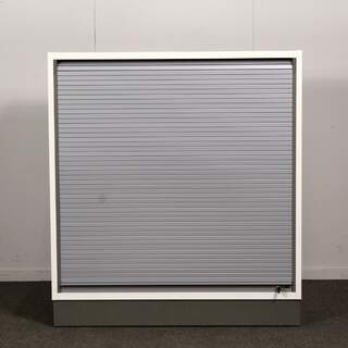 Martela Combo rulokaappi, 2 hyllyväliä, valkoinen / harmaa