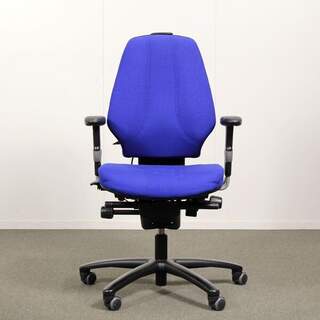 Martela Logic 300 työtuoli, sininen, käsinojat