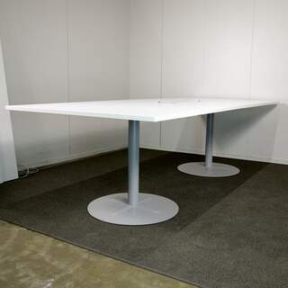 Isku Osio neuvottelupöytä 110 x 310 cm, valkoinen / harmaa