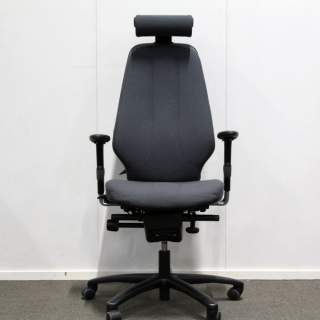 Martela Logic 400 harmaa, käsinojat, niskatuki