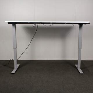 Pa-Ri L500 Sähköpöytä, 80 x 180cm, valkoinen / harmaa