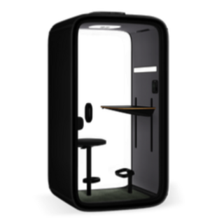 Framery One Premium, Black RAL 9005, Vapautuu 07/25