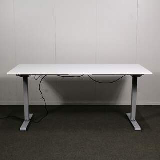 Linak sähköpöytä  80 x 160 cm, valkoinen / harmaa