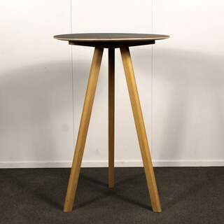 HAY cph Pystypöytä, Musta / massiivitammi, K 105cm