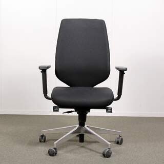 Royal työtuoli, musta, 1D-käsinojat