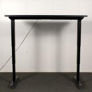 Isku Sähköpöytä 80 x 140cm, Musta, pyörät