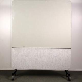 Lintex Mood Fabric Mobile ilmoitustalu, lasi / kangas, beige 196 x 150 cm